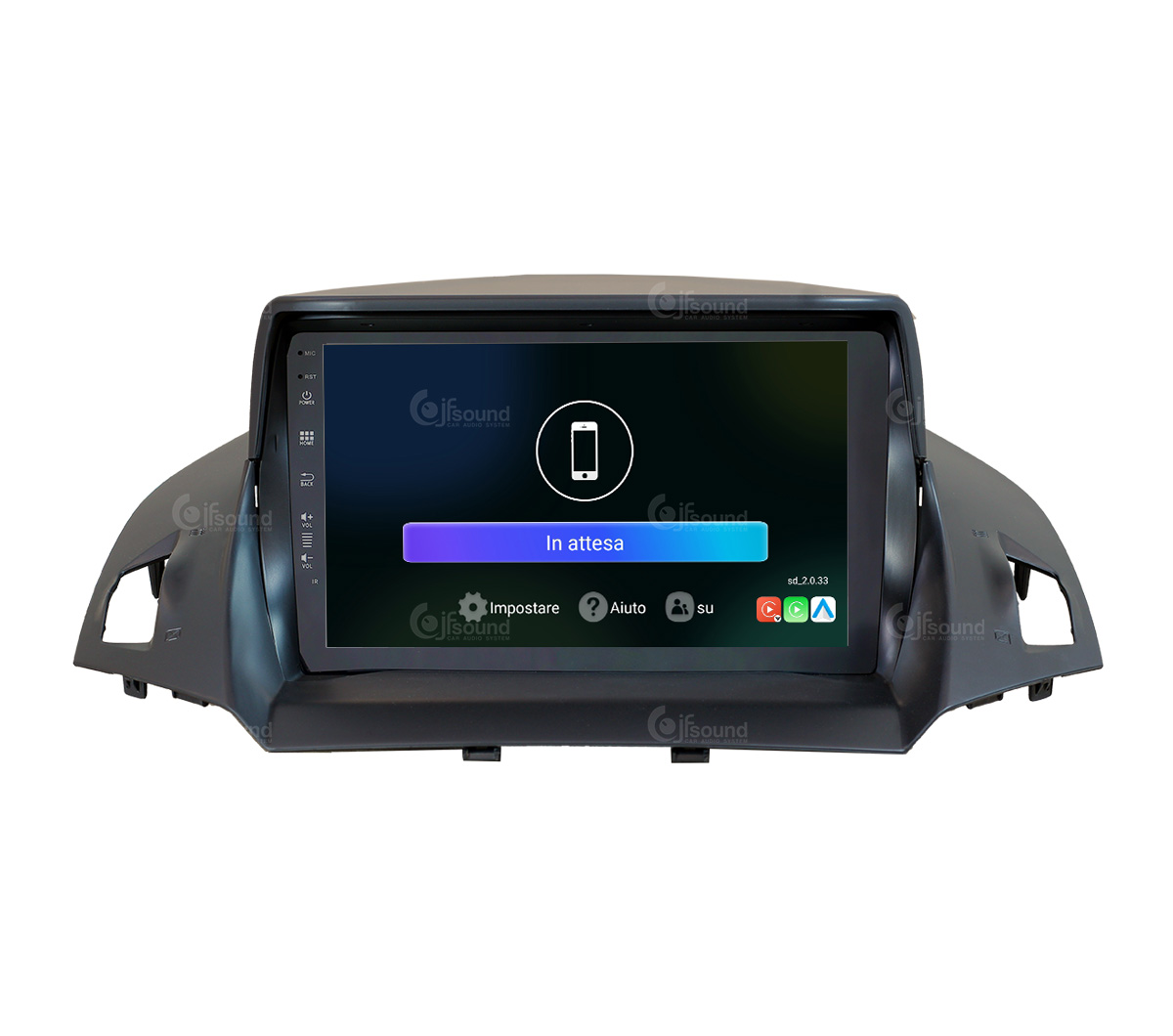 JFSound UP-PRO JF-031FK-UP-PRO autoradio CarPlay per Ford Kuga