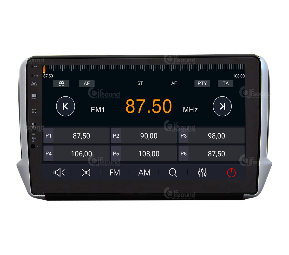 JFSound X9C-PRO JF-231P8-X9C-PRO autoradio Peugeot 208/2008 4G
