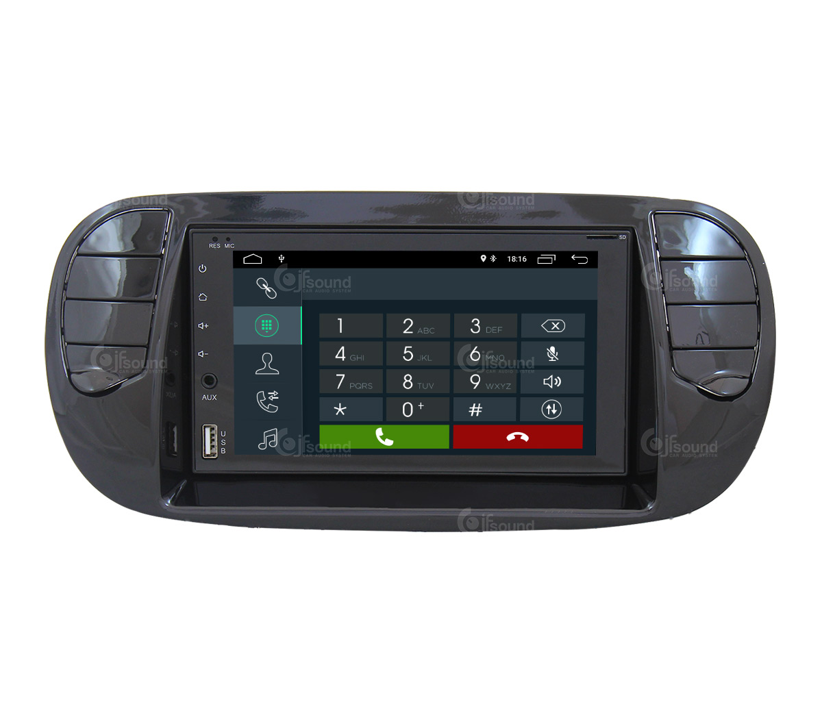 JFSound X7C-PRO JF-227-X7C-F5N-PRO autoradio Fiat 500 DSP