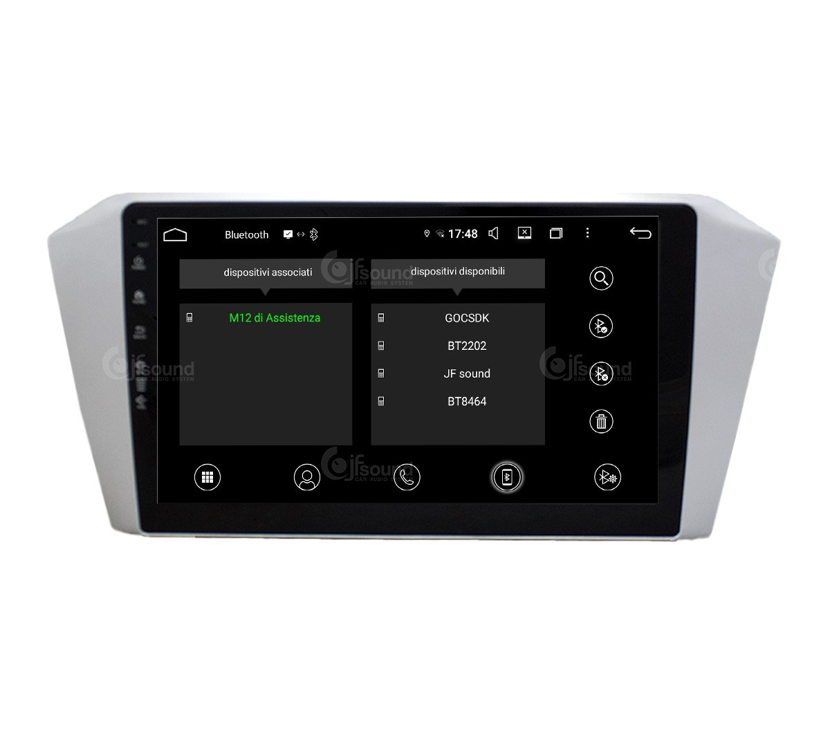 JFSound UP-PRO JF-131WP-UP-PRO autoradio Android Passat wireless