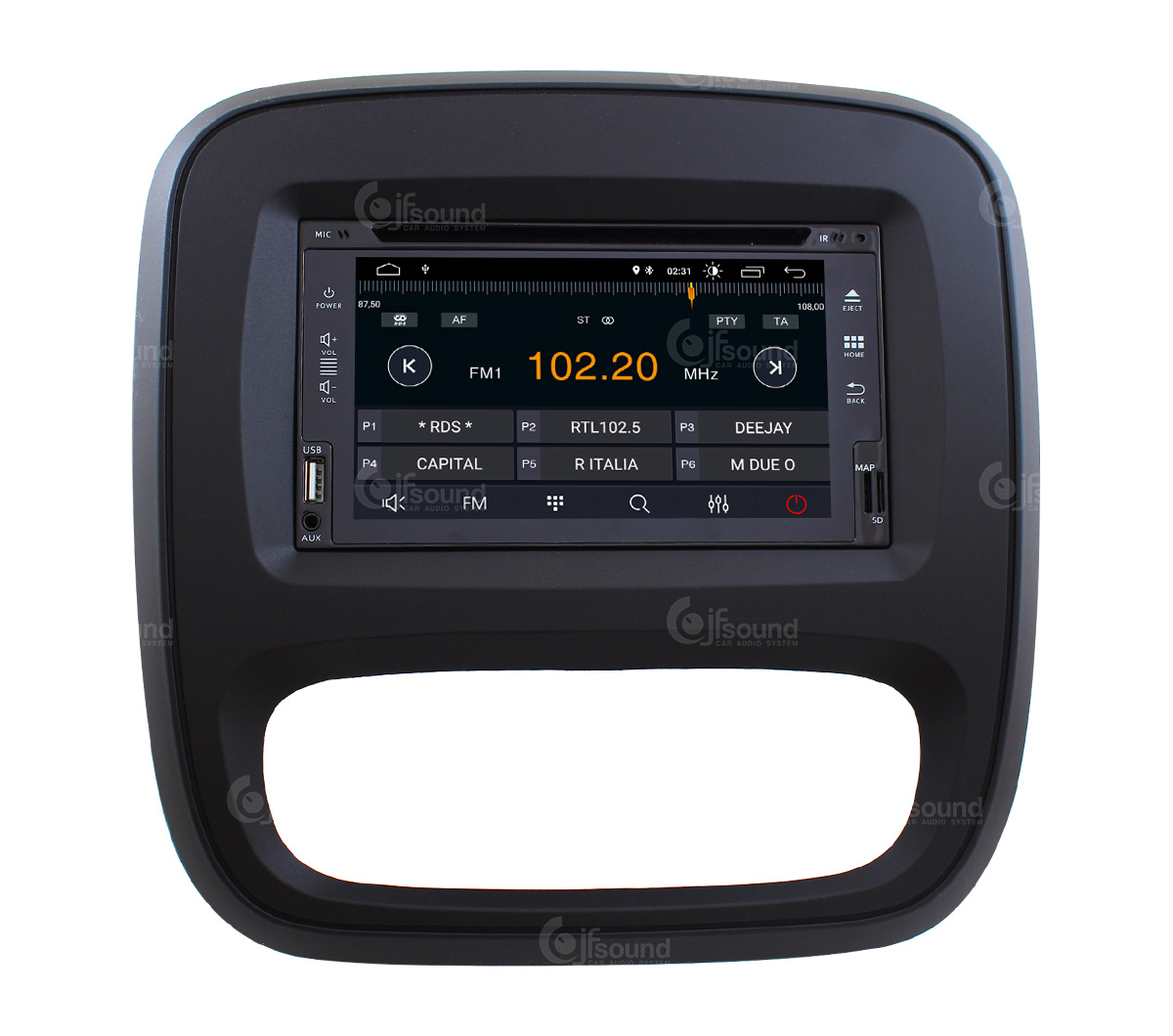 JFSound X7C-PRO JF-222-X7C-FT-PRO autoradio Talento DSP