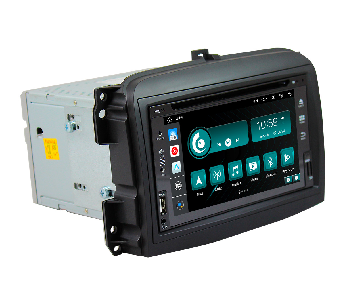 JFSound X9C-PRO JF-222-X9C-FLO-PRO autoradio Android Fiat 500L 4G