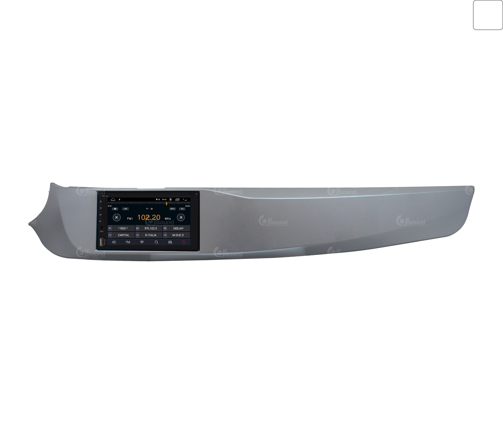 JFSound X7C-PRO JF-227-X7C-GG-PRO autoradio Giulietta DSP