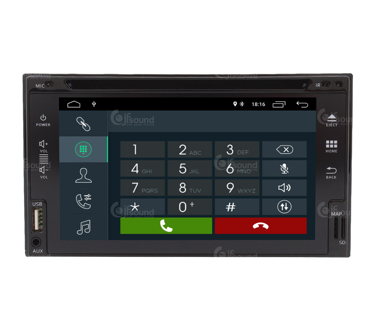 JFSound X7C-PRO autoradio Android con DSP e Play Store