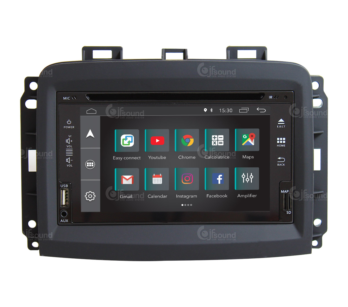 JFSound X7C-PRO JF-222-X7C-FL-PRO autoradio Fiat 500L DSP