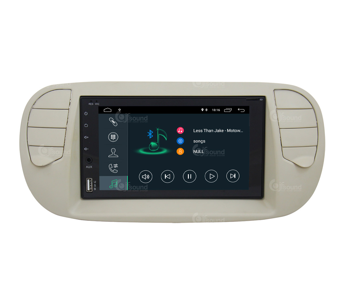 JFSound X7C-PRO JF-227-X7C-F5P-PRO autoradio Fiat 500 DSP