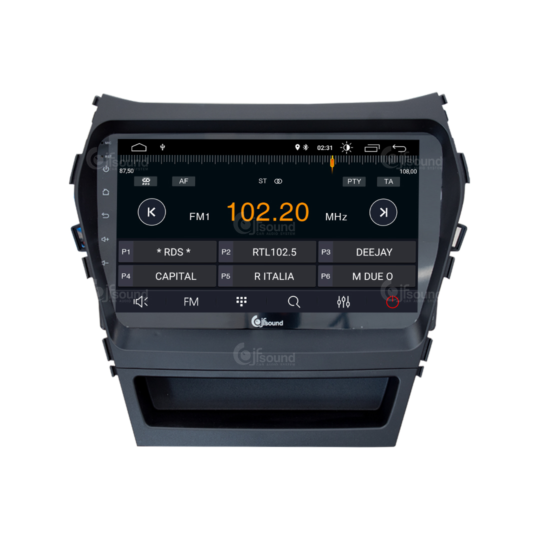 JFSound X7C-PRO JF-039HS autoradio Hyundai Santafe DSP