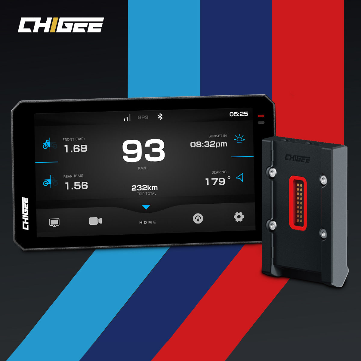 CHIGEE AIO-6 LTE Display Moto 6" 4G Bundle BMW