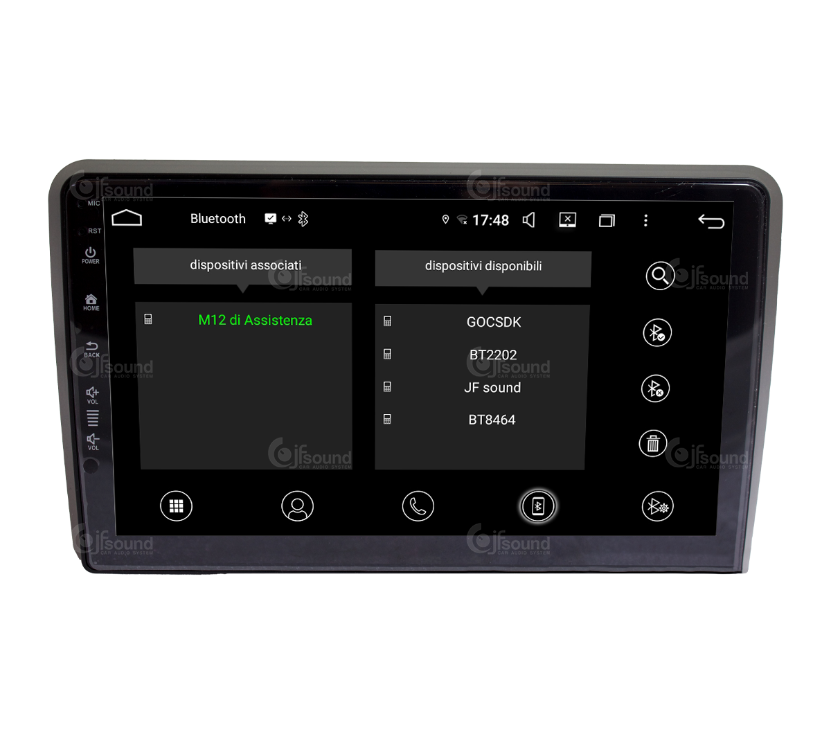 JFSound UP-PRO JF-039A3-UP-PRO autoradio per Audi A3 CarPlay