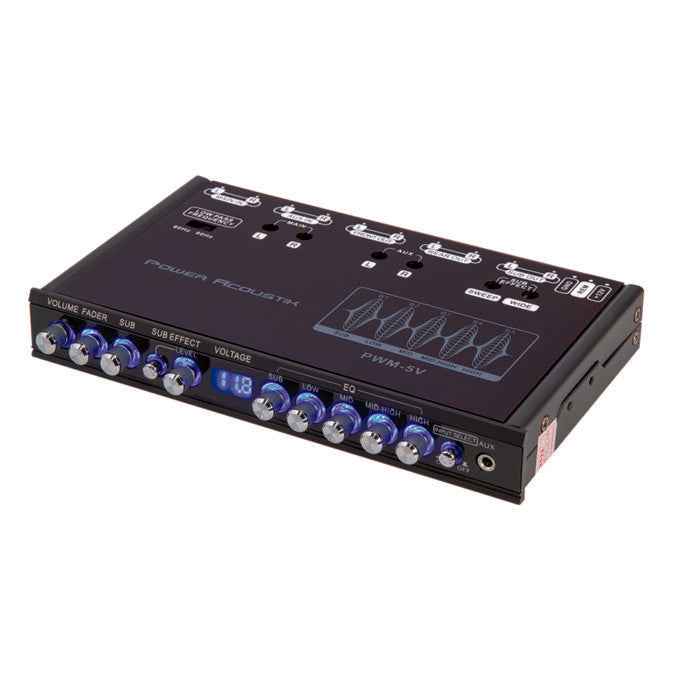Power Acoustik PWM-5V equalizzatore 5 bande con subwoofer