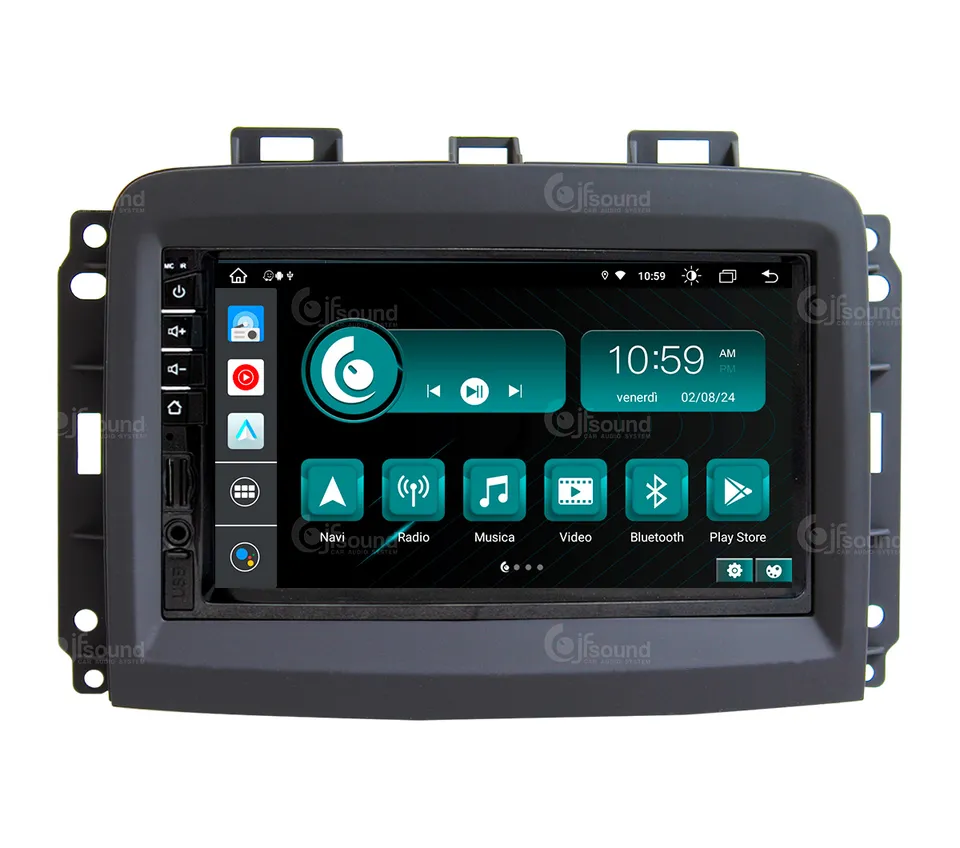 JFSound JF-007-X9C-FL-PRO autoradio 4G per Fiat 500L con camera