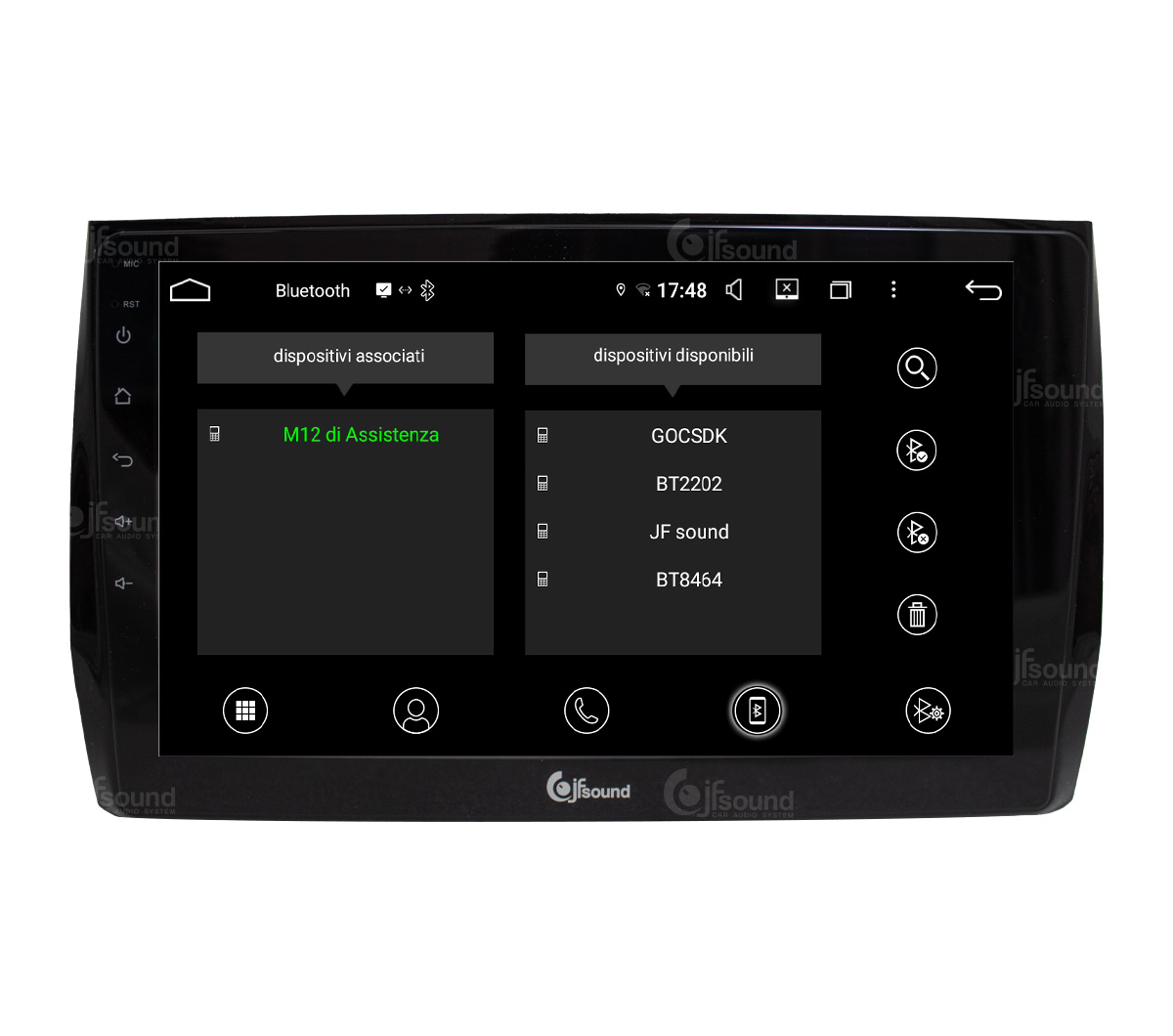 JFSound UP-PRO JF-031SK autoradio Android per Skoda Kodiaq CarPlay
