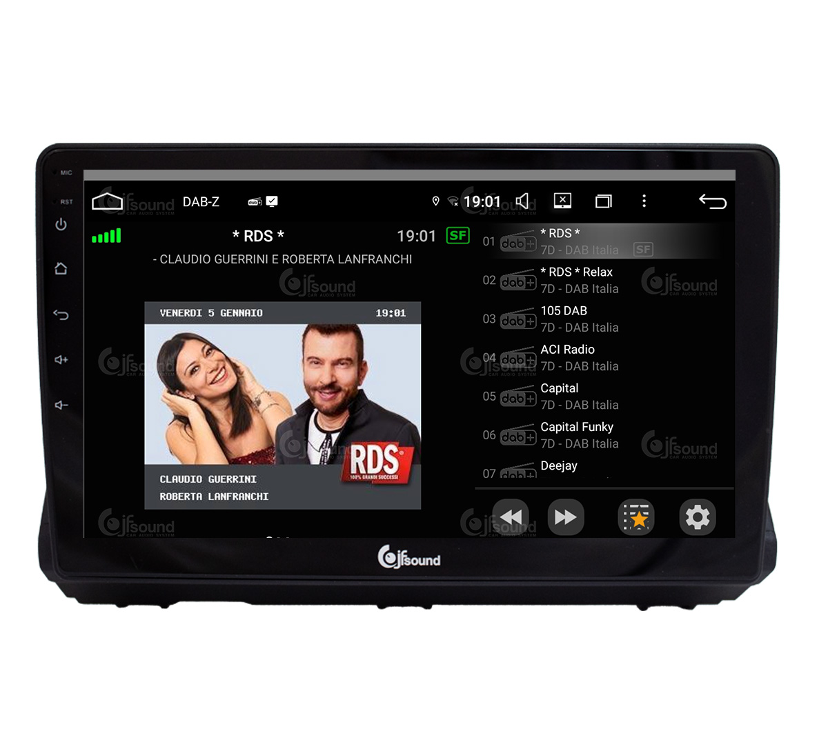 JFSound UP-PRO JF-031DS-UP-1-PRO autoradio Dacia Sandero CarPlay