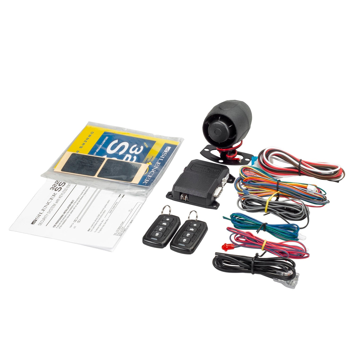 Silencer Plus 322SS Antifurto Auto Keyless 450ft 433MHz