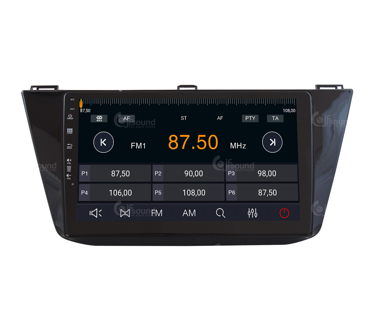 JFSound X9C-PRO JF-031WT-X9C-PRO autoradio Android Tiguan 4G DSP