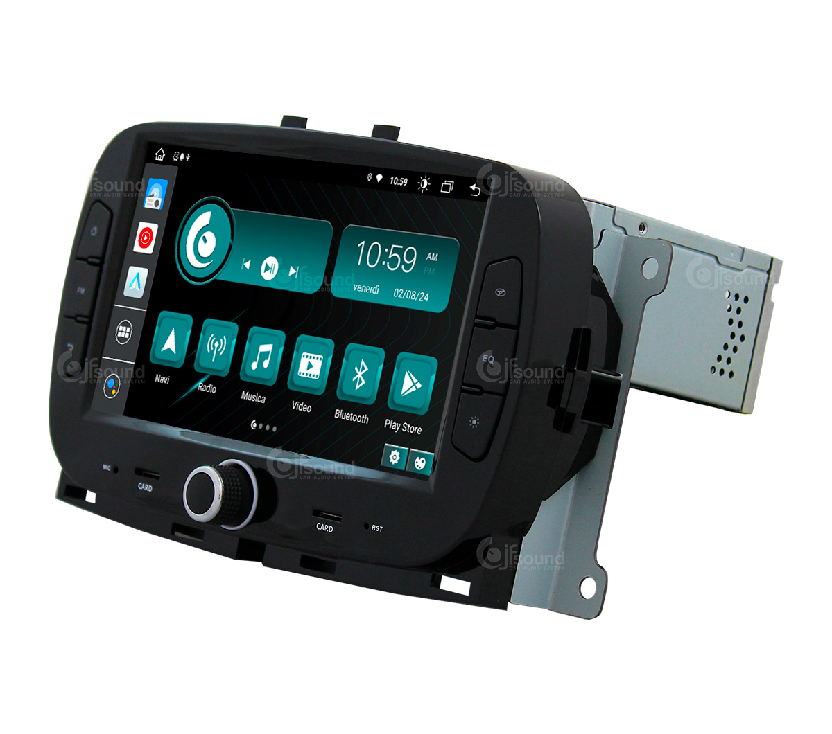 JFSound X9C-PRO JF-137F5 Autoradio Android Fiat 500 4G DSP