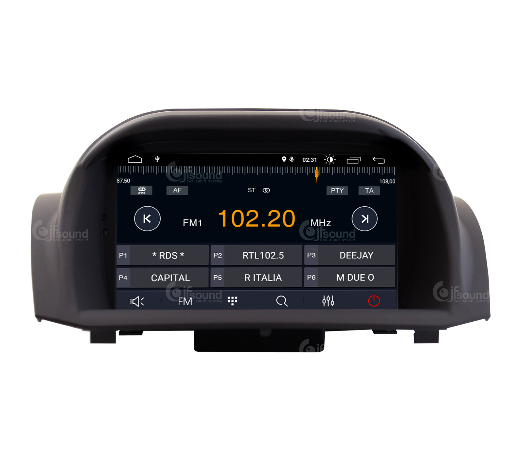 JFSound X7C-PRO JF-237FF-X7C-PRO autoradio Ford Fiesta DSP