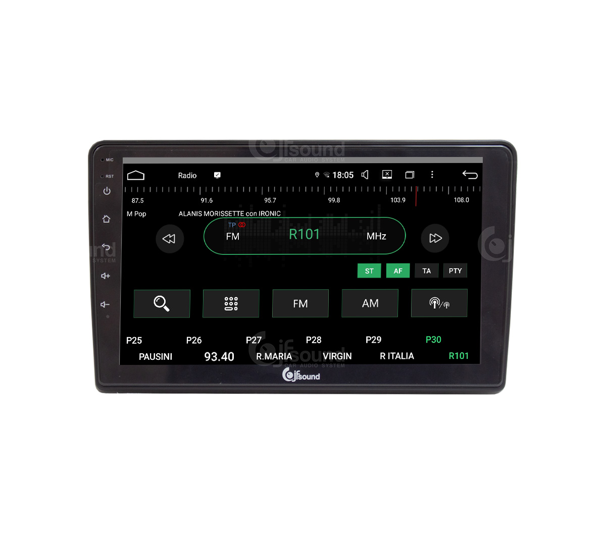 JFSound UP-PRO JF-039-UP-D5-PRO autoradio Android Fiat Ducato 250