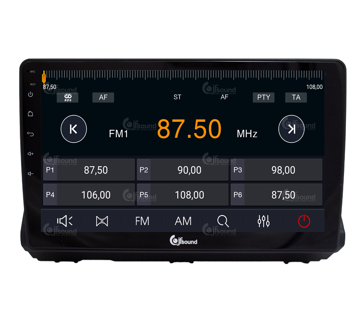 JFSound X9C-PRO JF-031DS-X9C-1-PRO autoradio Sandero 4G