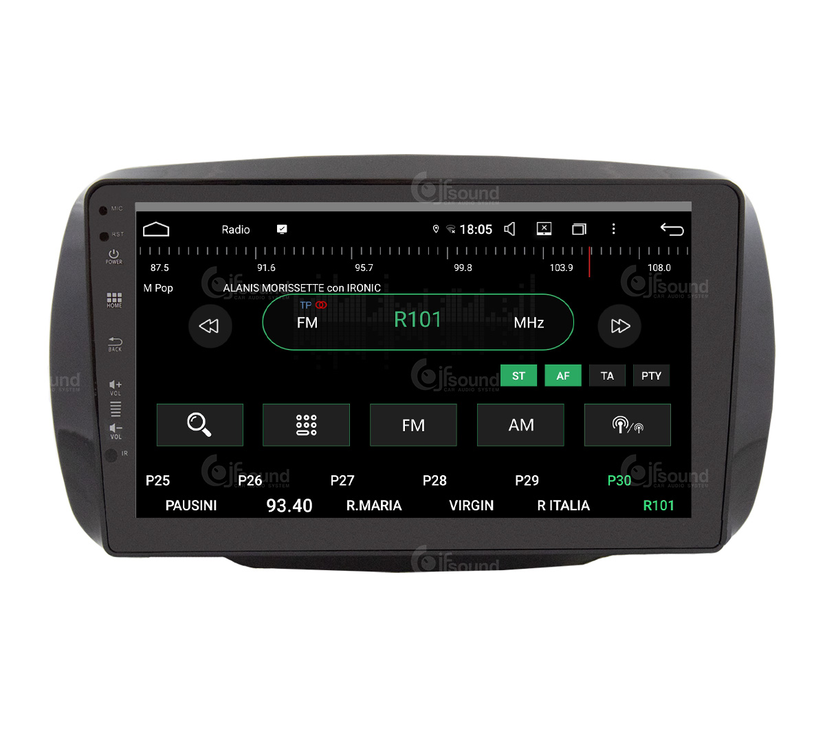 JFSound JF-039ST-UP-PRO autoradio CarPlay per Smart wireless
