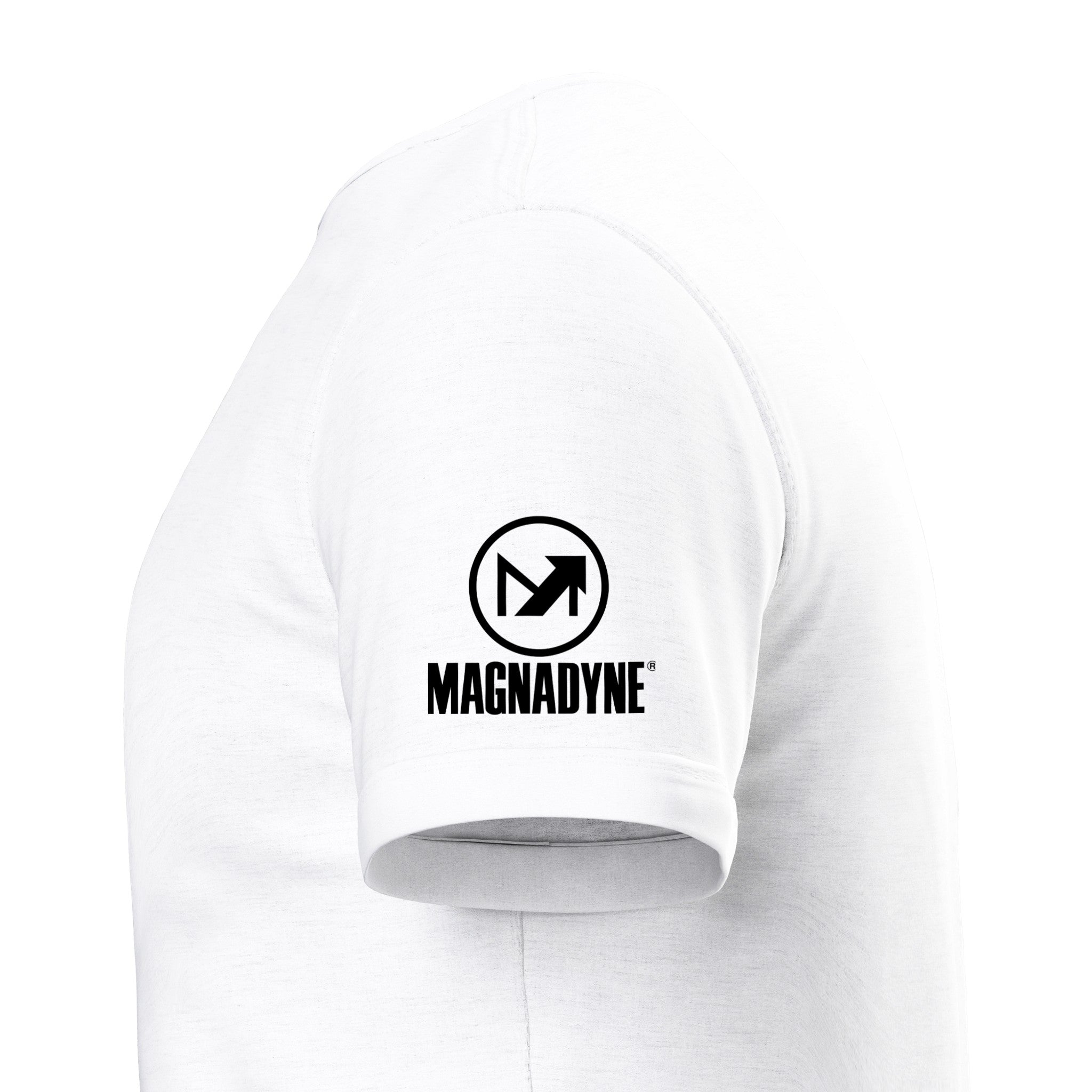 Magnadyne Compton T-Shirt Bianca Cotone Unisex