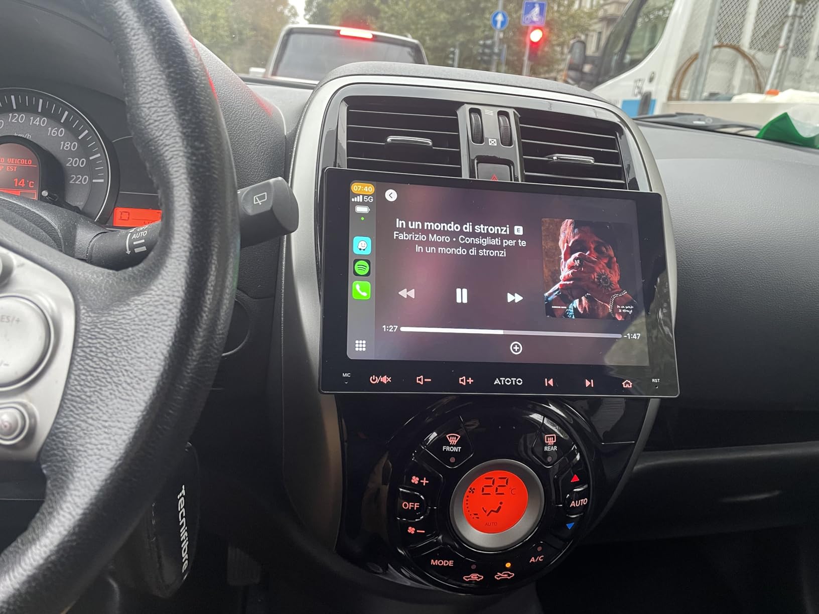 ATOTOZONE A5 Lite Autoradio Android 9 Pollici 2 DIN CarPlay Wireless