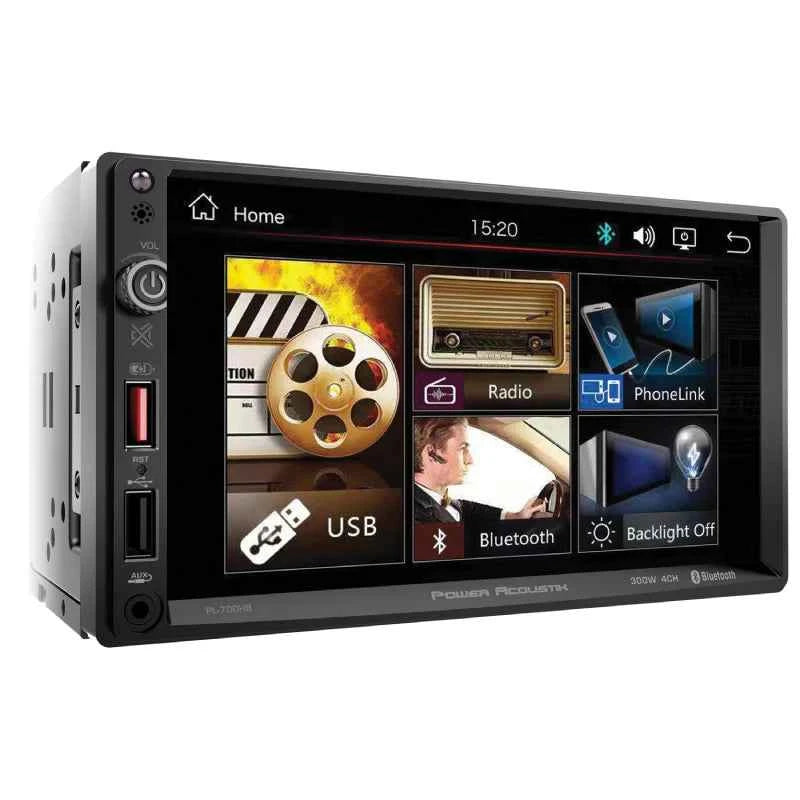 Power Acoustik PL-700HB Autoradio 2 DIN 7" Bluetooth Android