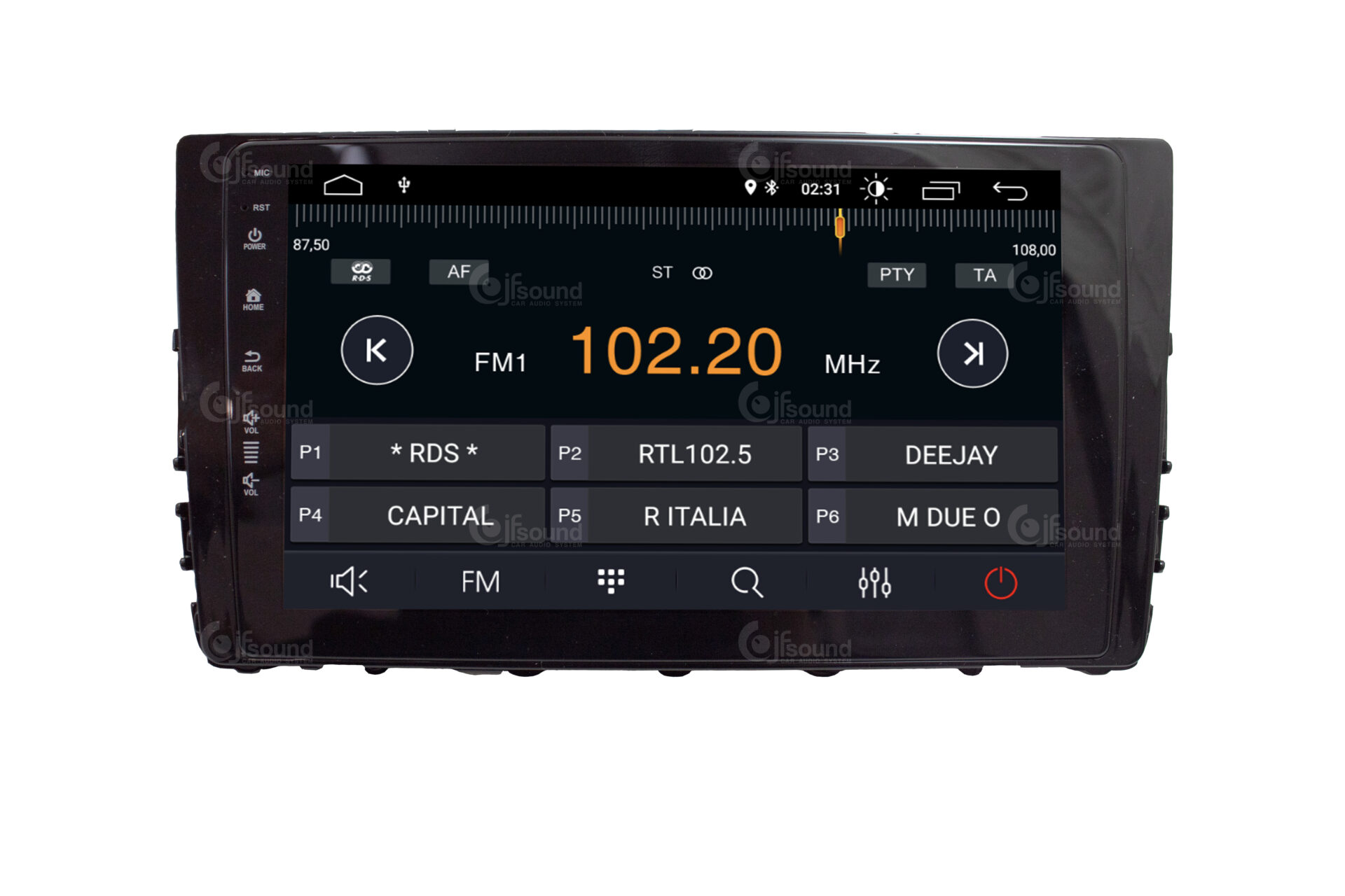 JFSound JF-039WR-X7C-PRO Autoradio Android Volkswagen T-Roc DSP