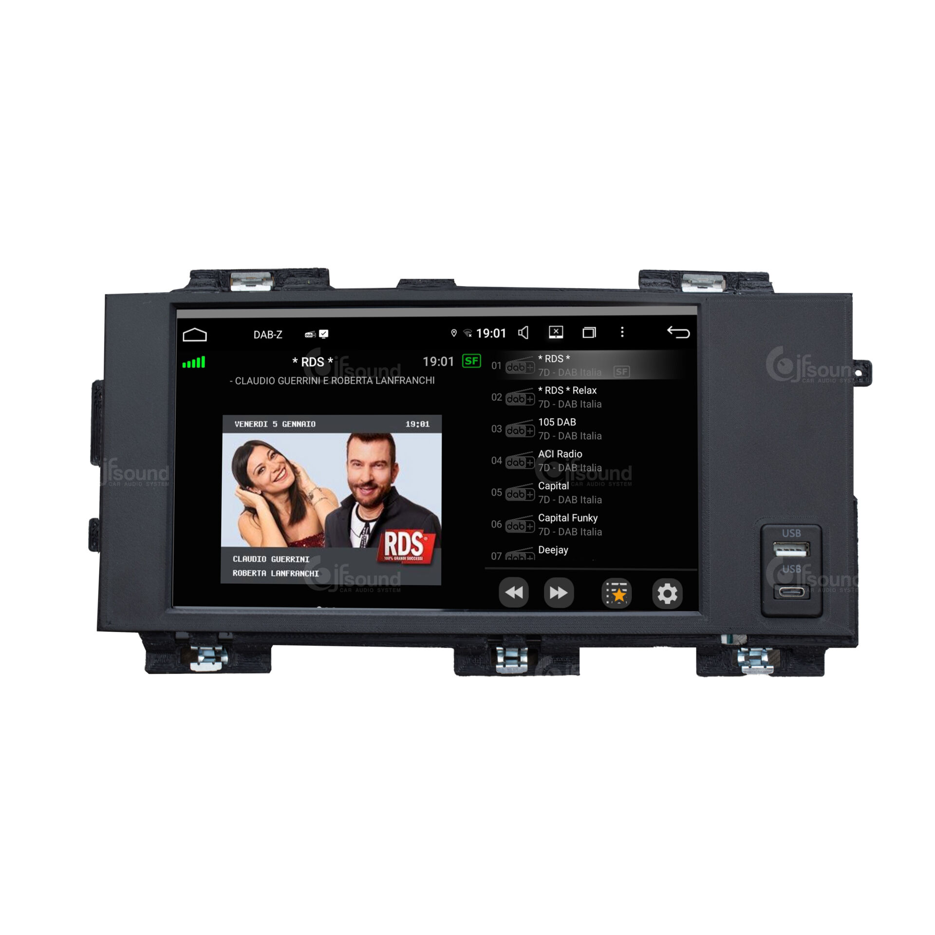JFSound UP-PRO JF-039FG-UP-PRO autoradio Fiat Grande Panda