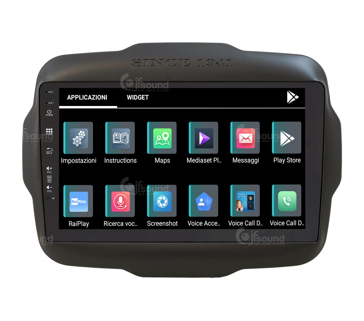 JFSound X9C-PRO JF-039JR Autoradio per Jeep Renegade 4G