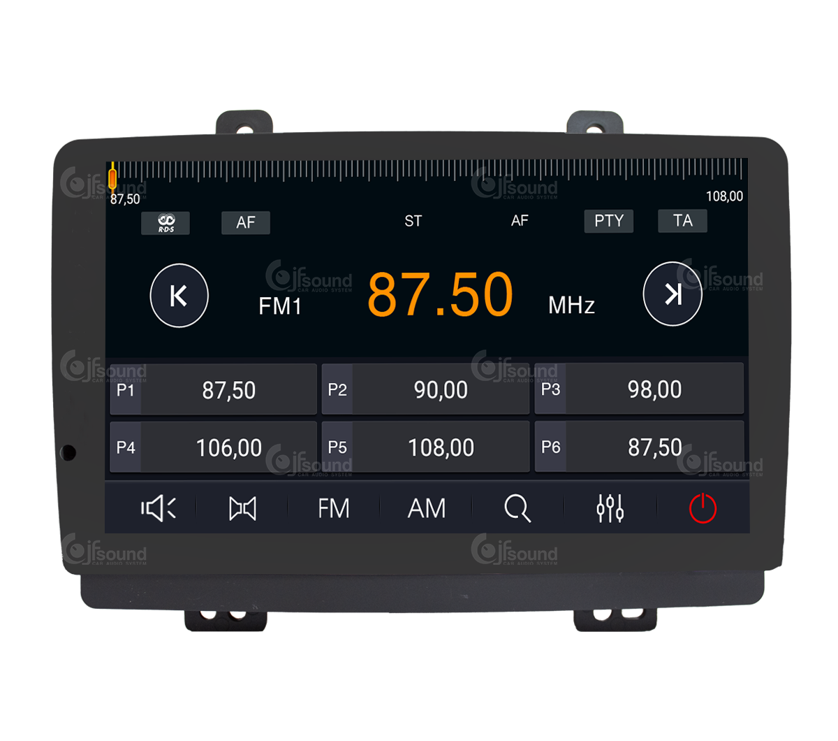 JFSound X9C-PRO JF-039D5-X9C-PRO autoradio 4G per Dr F35