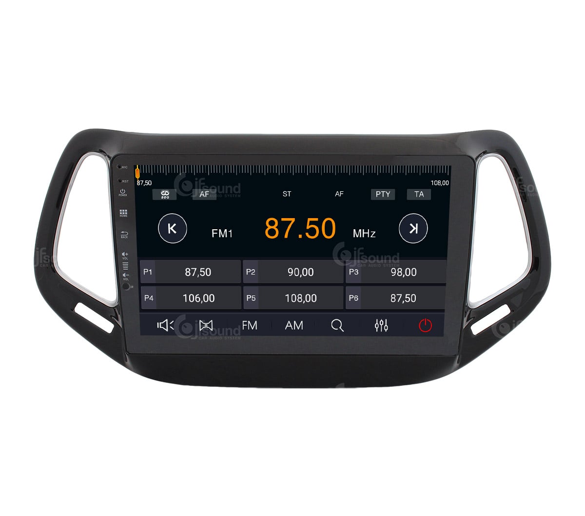 JFSound X9C-PRO JF-031JC-X9C-PRO autoradio per Jeep Compass