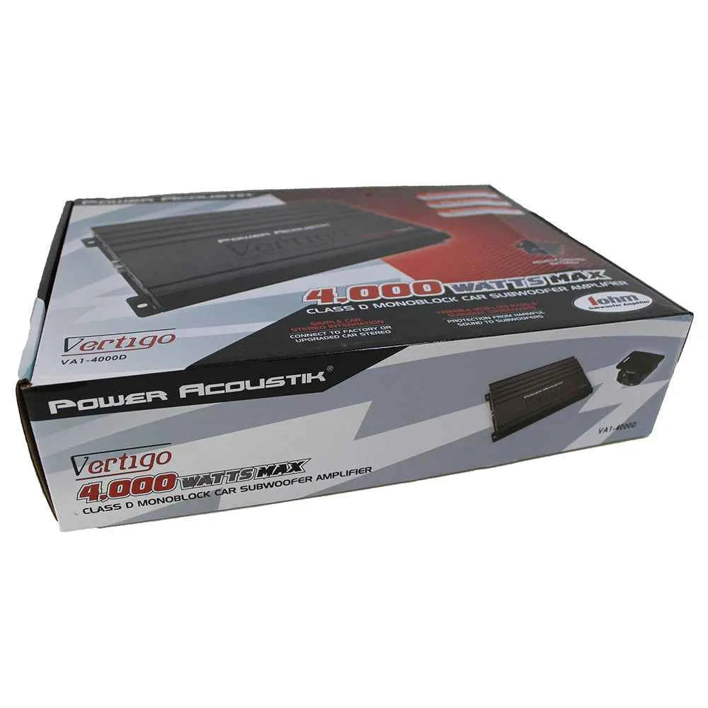 Power Acoustik Vertigo VA1-4000D amplificatore mono 4000W