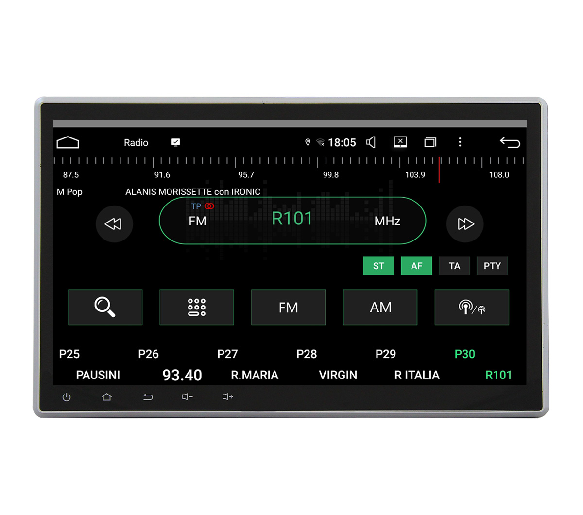 JFSound UP-PRO JF-011-UP-RK-PRO autoradio 4G per Kangoo Trafic