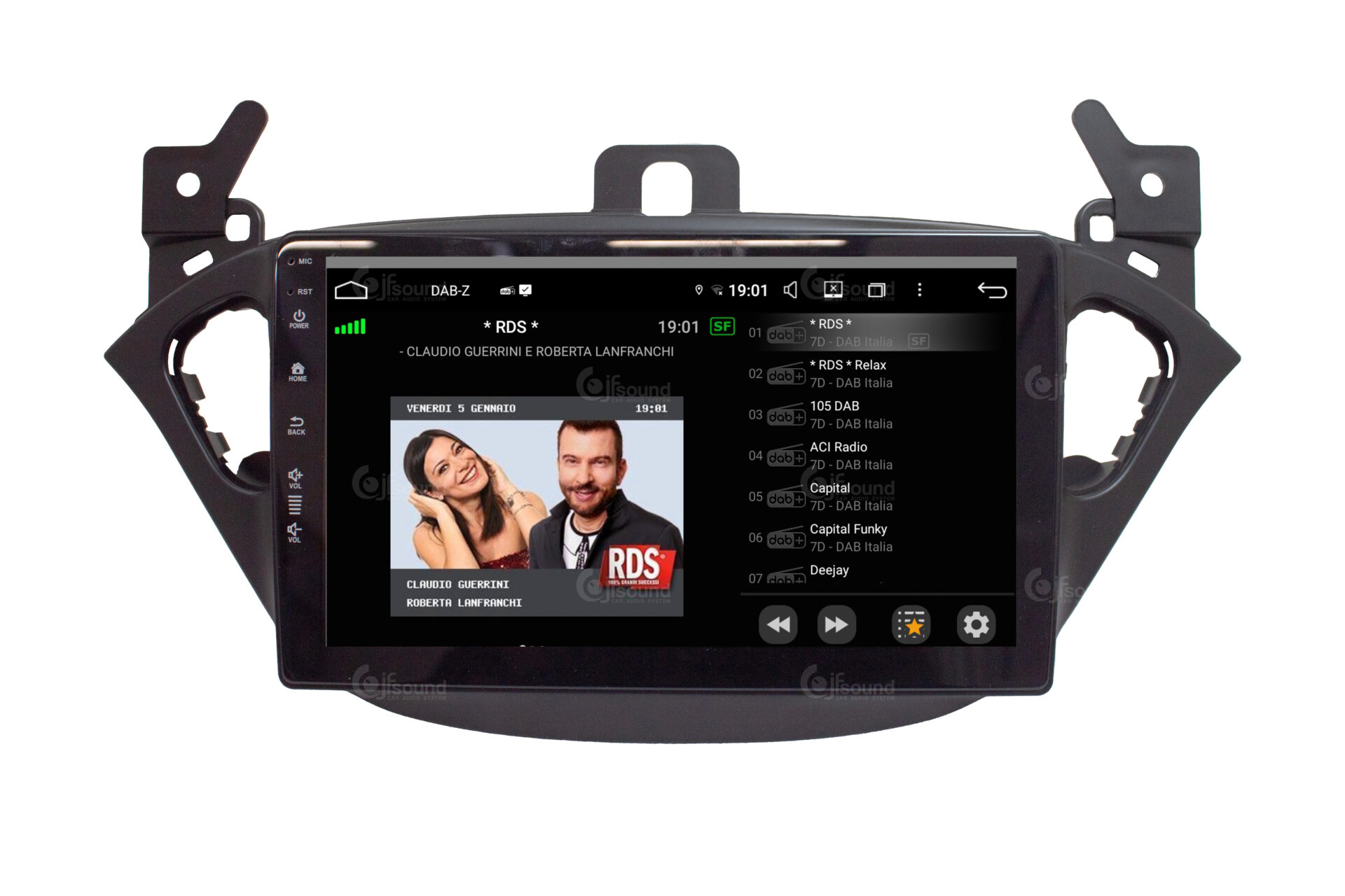 JFSound JF-039OC-UP-PRO Autoradio Opel Corsa E Adam CarPlay