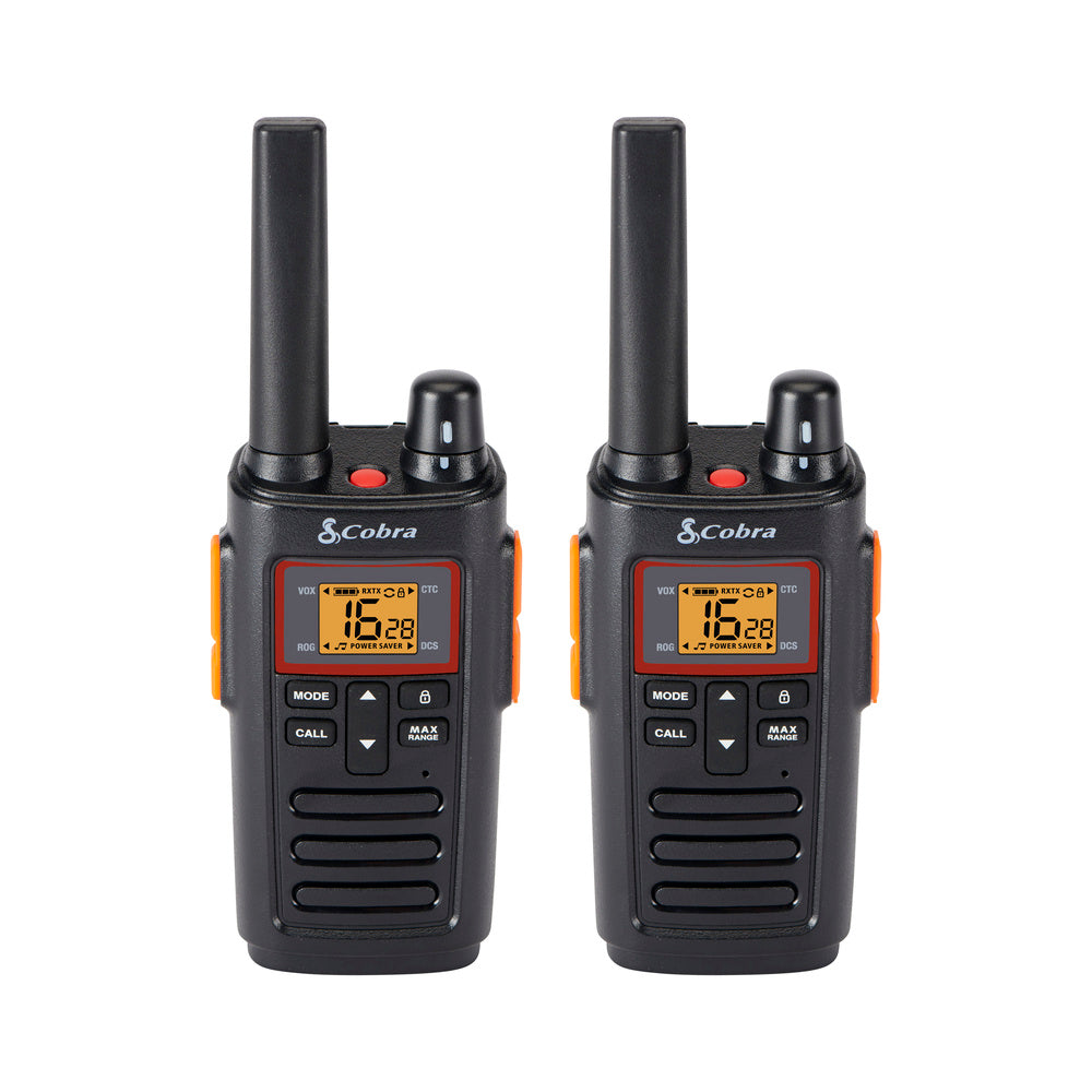 Cobra RX380 Walkie Talkie 16 canali 8km 2 pezzi con torcia
