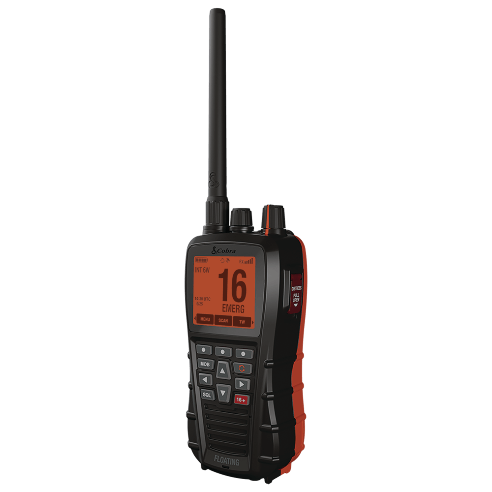 Cobra BlueBound 650 Radio Nautica Palmare Nera VHF
