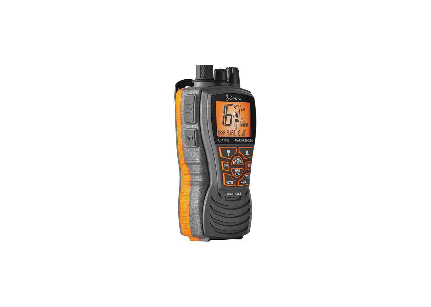 Cobra MR HH350 FLT EU radio VHF nautica palmare galleggiante 6W