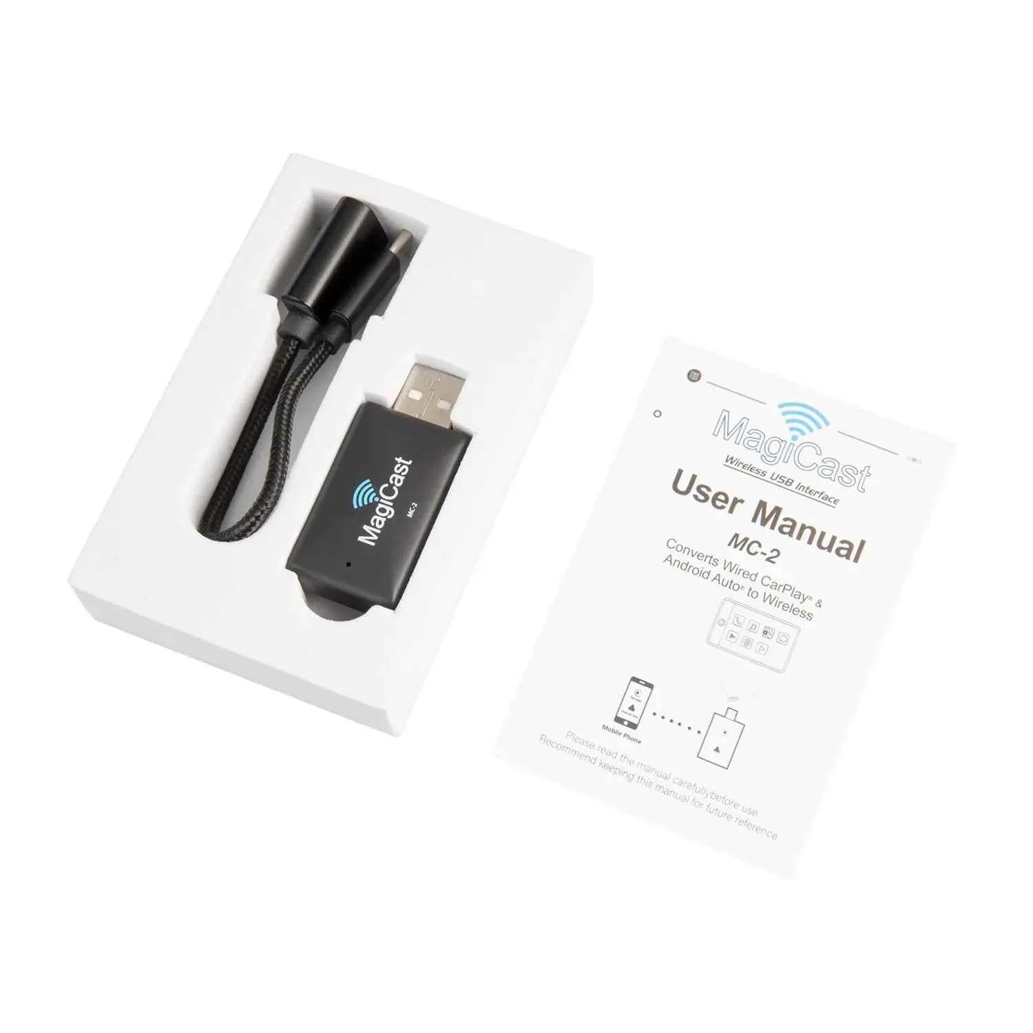 Power Acoustik MC-2 MagiCast adattatore CarPlay wireless USB