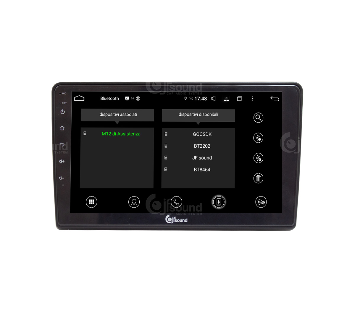 JFSound UP-PRO JF-039-UP-D5-PRO autoradio Android Fiat Ducato 250