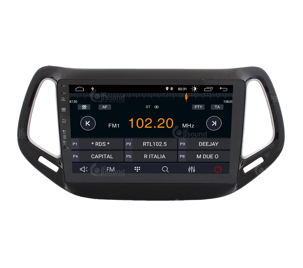 JFSound X7C-PRO JF-031JC-X7C-PRO autoradio Android per Jeep Compass