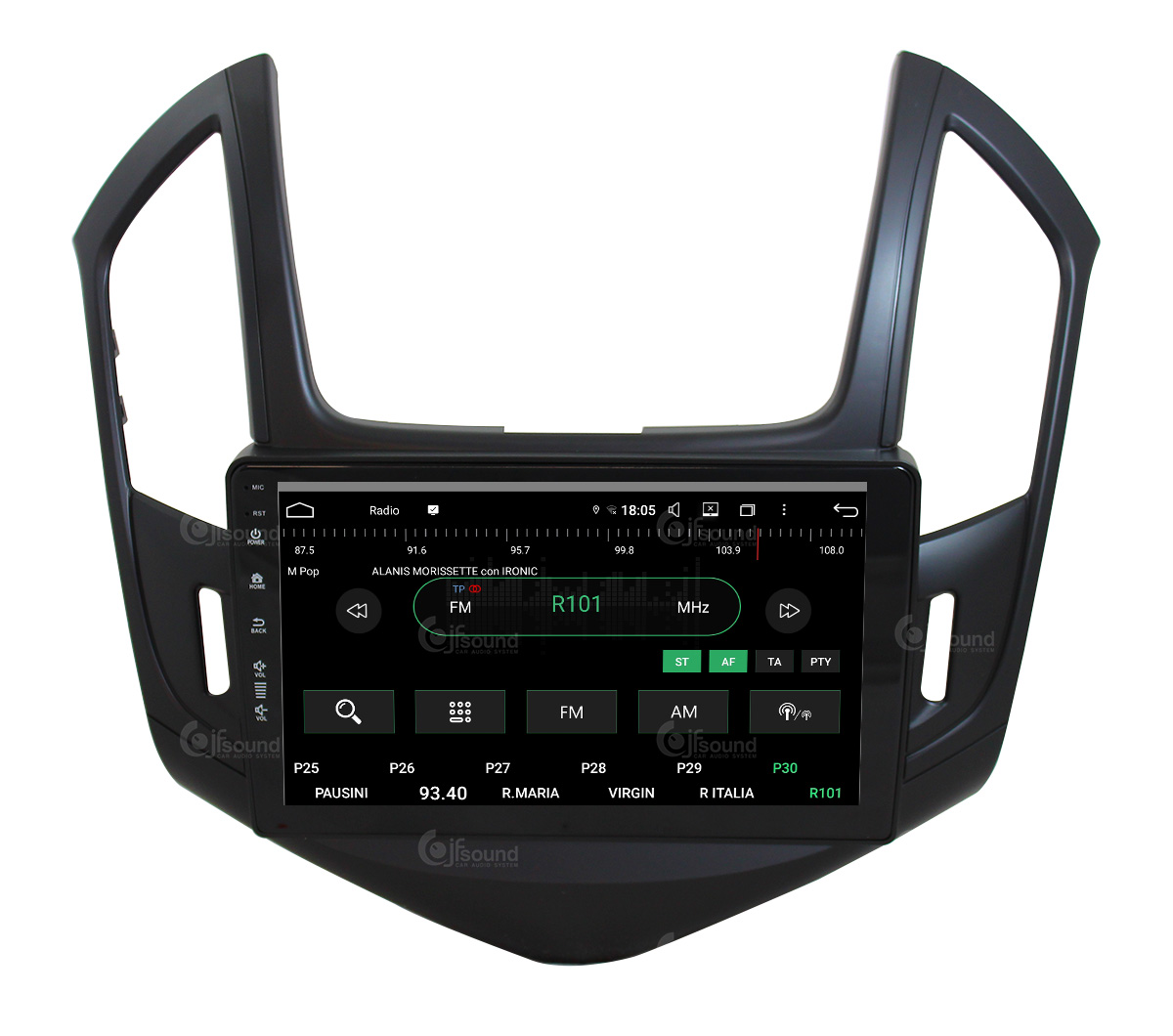 JFSound UP-PRO JF-439CC-UP-PRO autoradio Chevrolet Cruze CarPlay