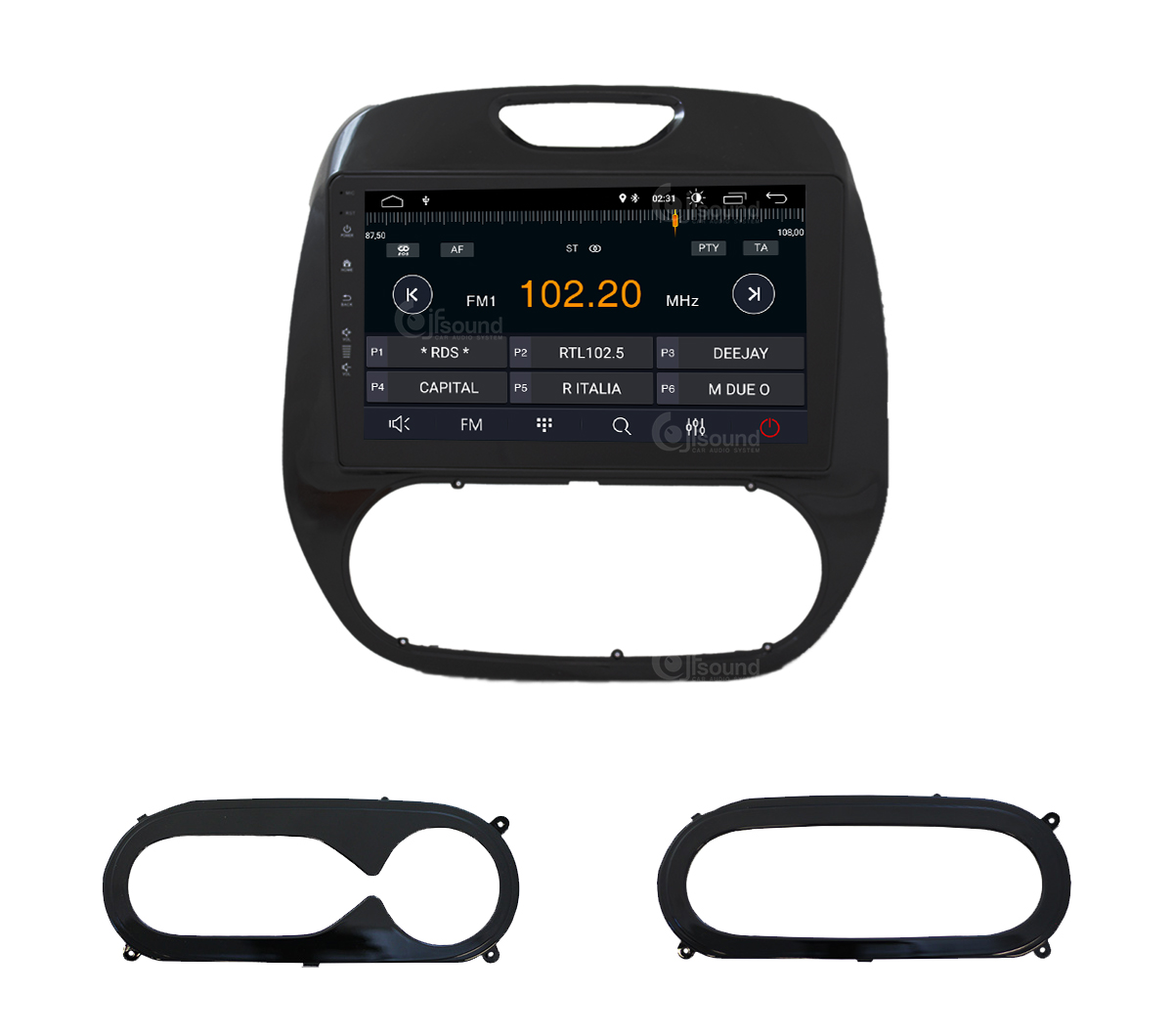 JFSound X7C-PRO JF-039RC-X7C-1-PRO autoradio Android Captur DSP
