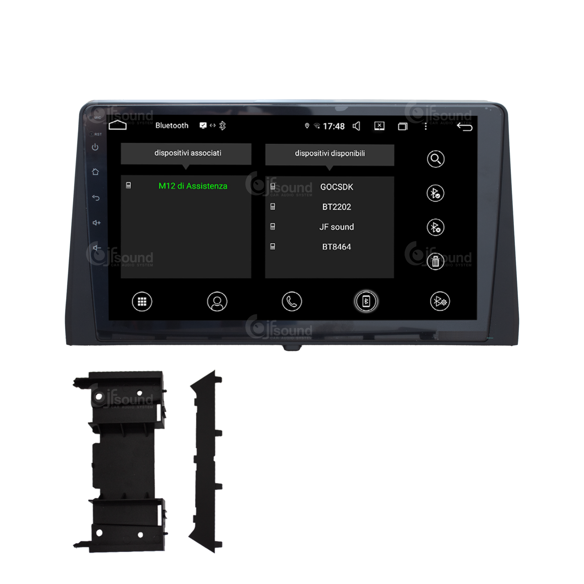 JFSound UP-PRO JF-231CB autoradio CarPlay Doblò Berlingo