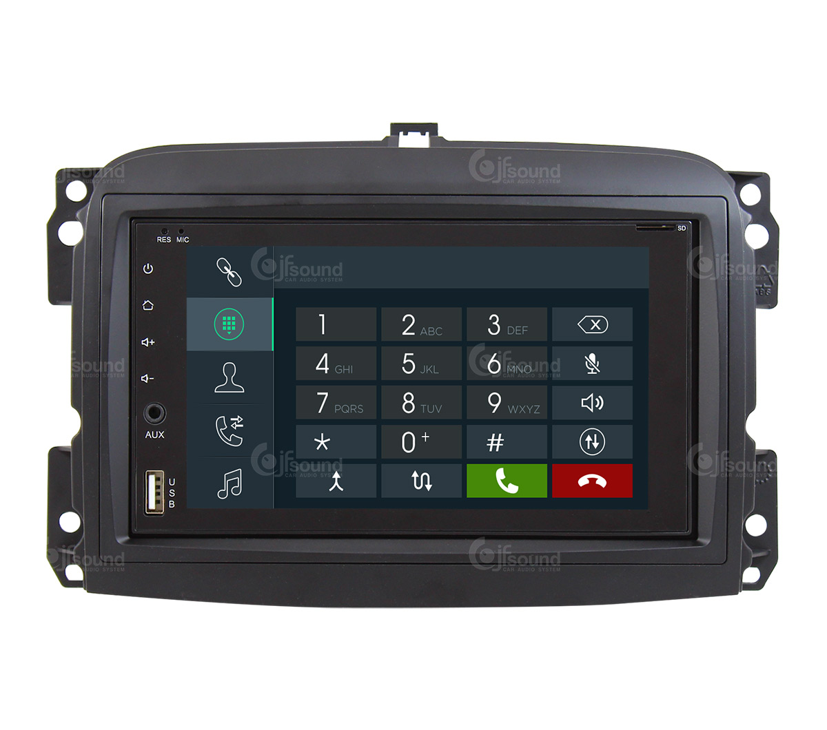 JFSound X9C-PRO JF-227-X9C-FLO-PRO autoradio per Fiat 500L 4G