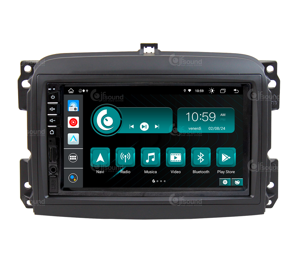 JFSound X9C-PRO JF-007-X9C-FLO-PRO autoradio Fiat 500L 4G DSP