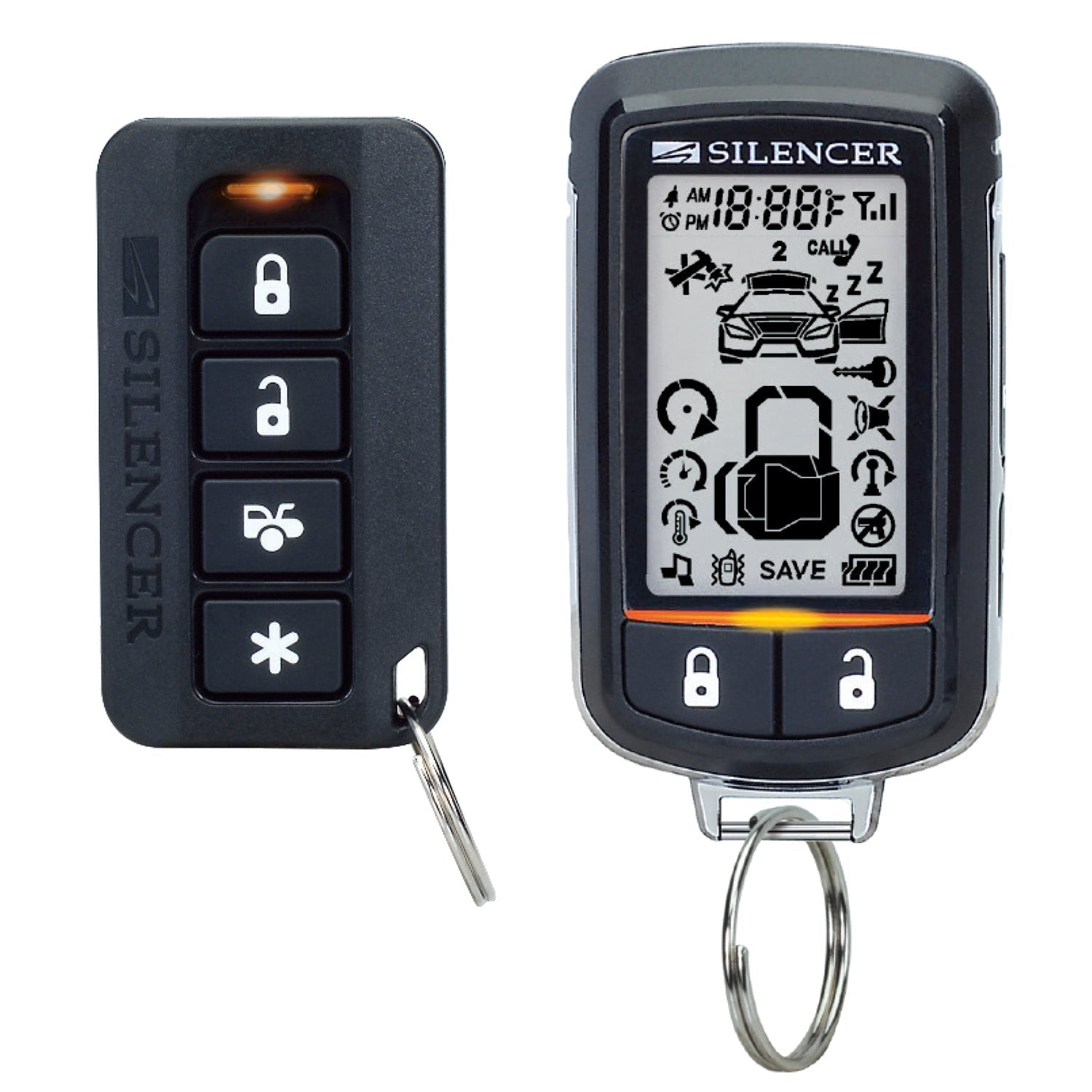 Silencer 75SL Avviamento Remoto Antifurto Two-Way Paging