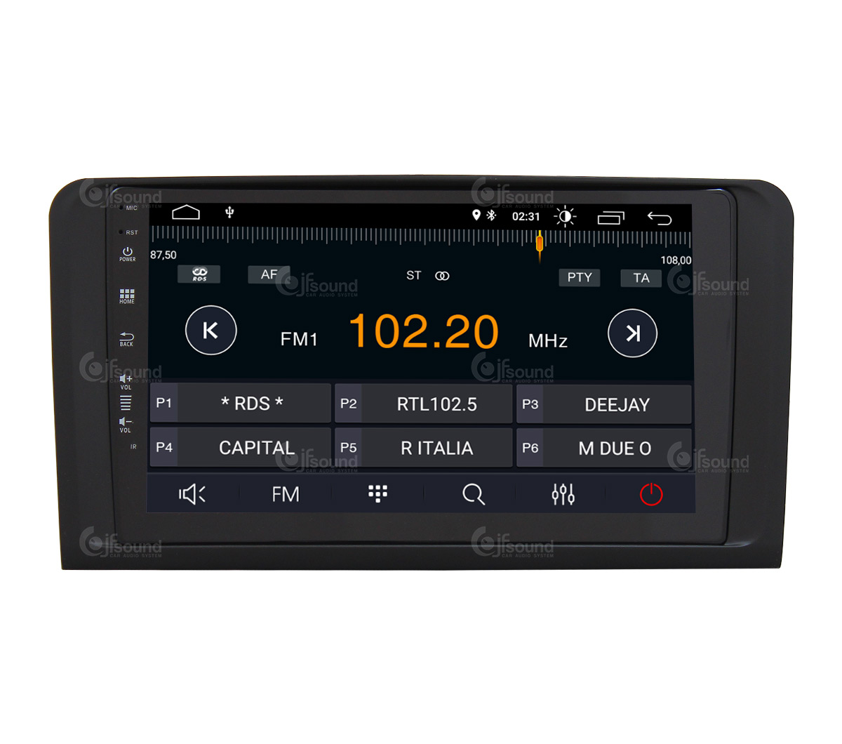 JFSound X7C-PRO JF-039MB-X7C-PRO autoradio Android Mercedes ML