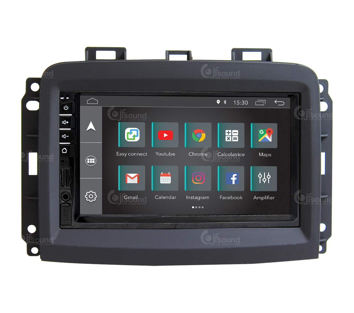 JFSound X7C-PRO JF-007-X7C-FL-PRO autoradio Android Fiat 500L DSP
