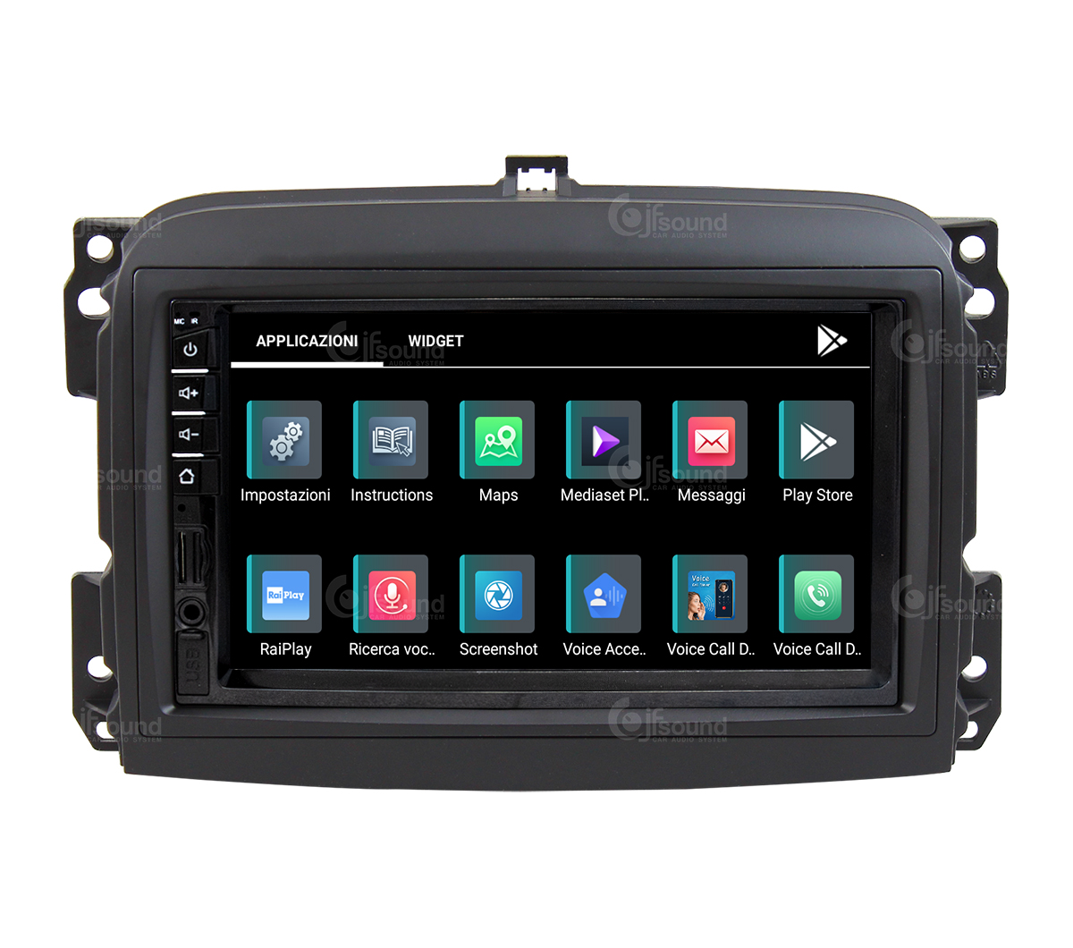JFSound X9C-PRO JF-007-X9C-FLO-PRO autoradio Fiat 500L 4G DSP